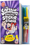 The Captain Underpants Super-Silly Sticker Studio (Klutz) Spiral-bound –   Illustrated