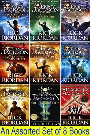 all percy jackson books and heroes of olympus