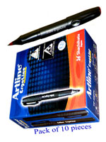 Artline Ergoline roller ball Pen Color Red