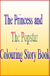 Barbie: The Princess & The Popstar Colouring Story Book
